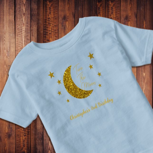 T-shirt Two The Moon 2nd Birthday Toddler (Créateur téléchargé)