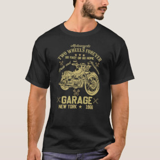 T-shirt Two Wheels Adventure Motorcycle