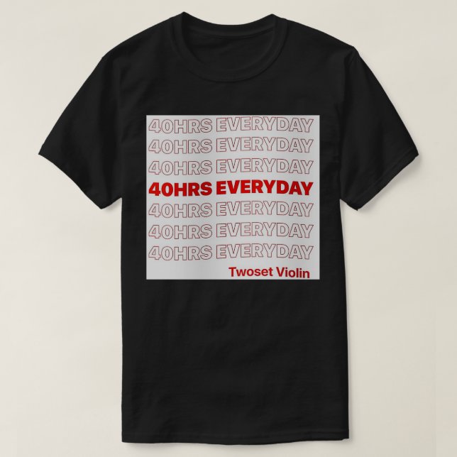 T-shirt twosetvioline (Design devant)