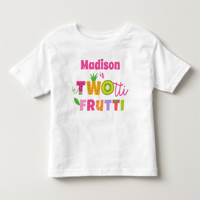 T-shirt TWOtti Frutti 2e anniversaire (Devant)