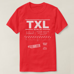 T-Shirt TXL de l'aéroport Tegel de Berlin