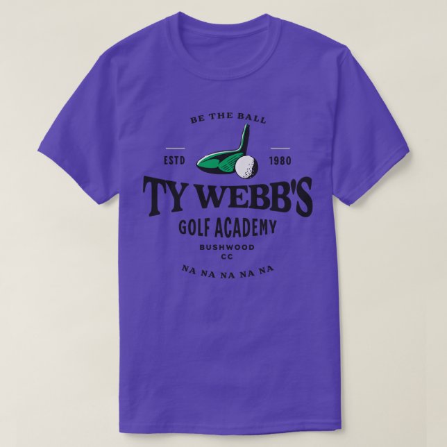 T-shirt Ty Webbs Golf Academy Est 1980 (Design devant)
