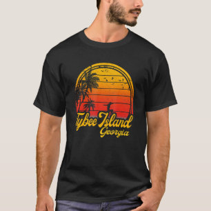 T-shirt Tybee Island Georgia Beach Palm Tree Summer Vacati