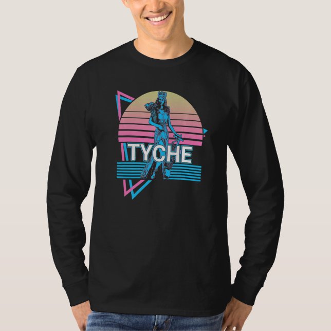 T-shirt Tyche Goddess of Good Luck and Fortune Retro   (Devant)