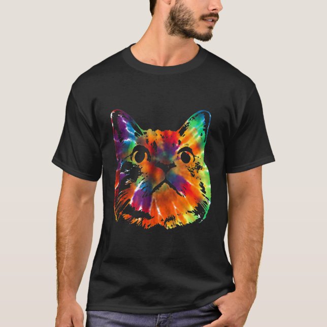 T-shirt Tye Dye Kitten (Devant)