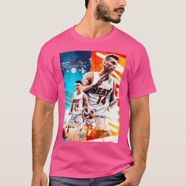 T-shirt Tyler Herro Art Basket (Devant)