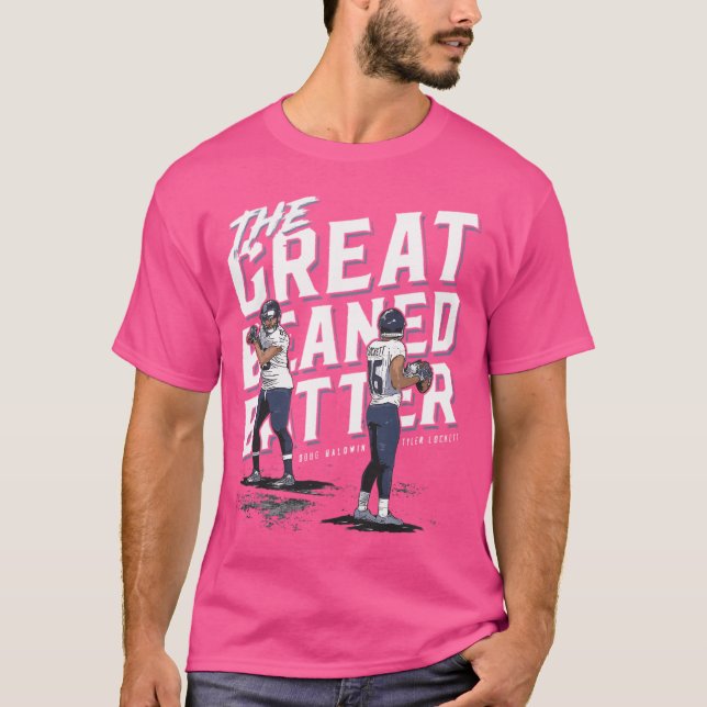 T-shirt Tyler Lockett Doug Baldwin Seattle Baseball (Devant)