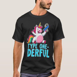 T-shirt Type 1 Connaissance du diabète T1d Type 1