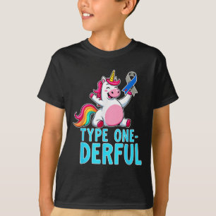 T-shirt Type 1 Connaissance du diabète T1d Type 1