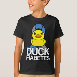 T-shirt Type 1 Diabète Fiabète de canard T1D Sensibilisati