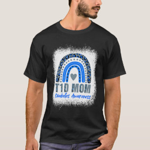 T-shirt Type 1 Diabète T1d Maman Sensibilisation au diabèt
