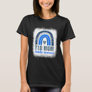 T-shirt Type 1 Diabète T1d Maman Sensibilisation au diabèt