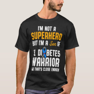 T-shirt Type 1 Fils de sensibilisation au diabète T1D Guer