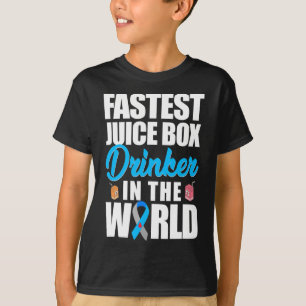 T-shirt Type 1 Sensibilisation au diabète Boîte à jus la p