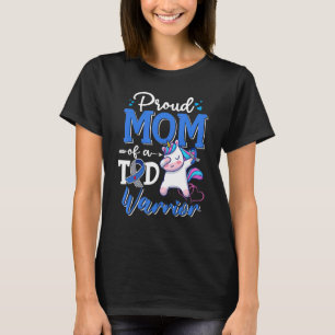 T-shirt Type 1 Sensibilisation Au Diabète Fier Maman D'A T
