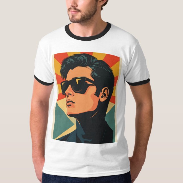 T-shirt Type Cool Rétro (Devant)