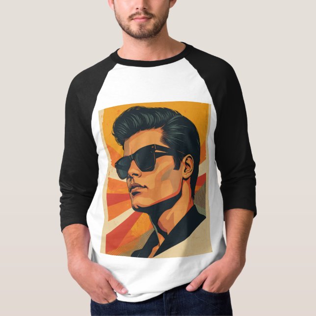 T-shirt Type Cool Rétro (Devant)