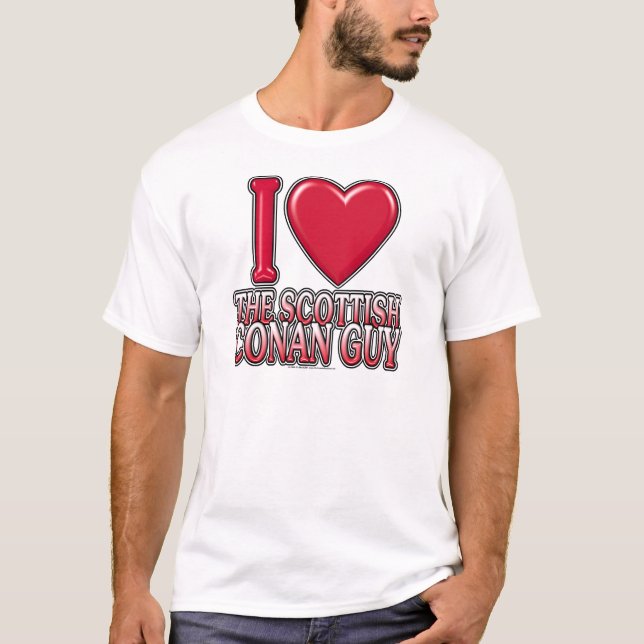 T-shirt Type de Conan d'écossais (Devant)