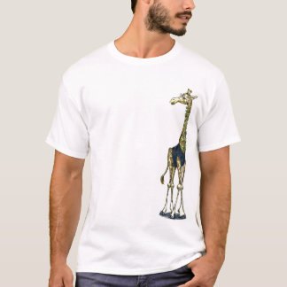 T-shirt Type de cravate d'arc de girafe