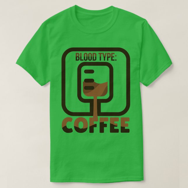 T-shirt Type de découpage d'illustration Kaffee (Design devant)