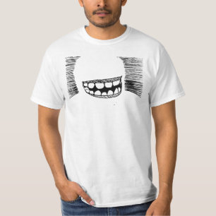 T-shirt type de dents