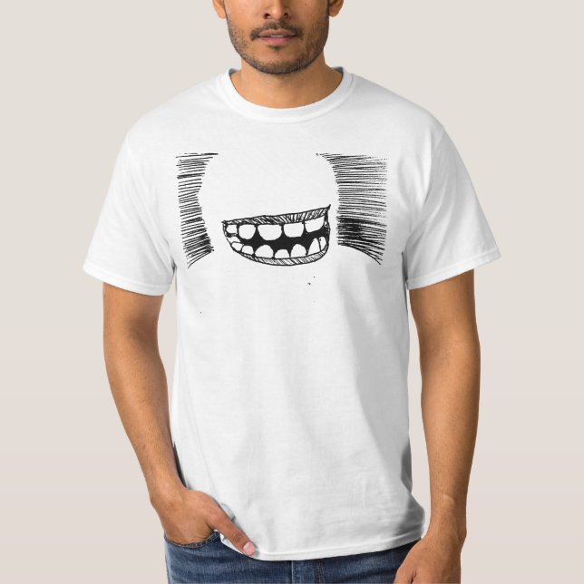 T-shirt type de dents (Devant)
