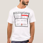 T-shirt type de la science de dnd<br><div class="desc">Niveau vers le haut des professeurs de Sciences</div>