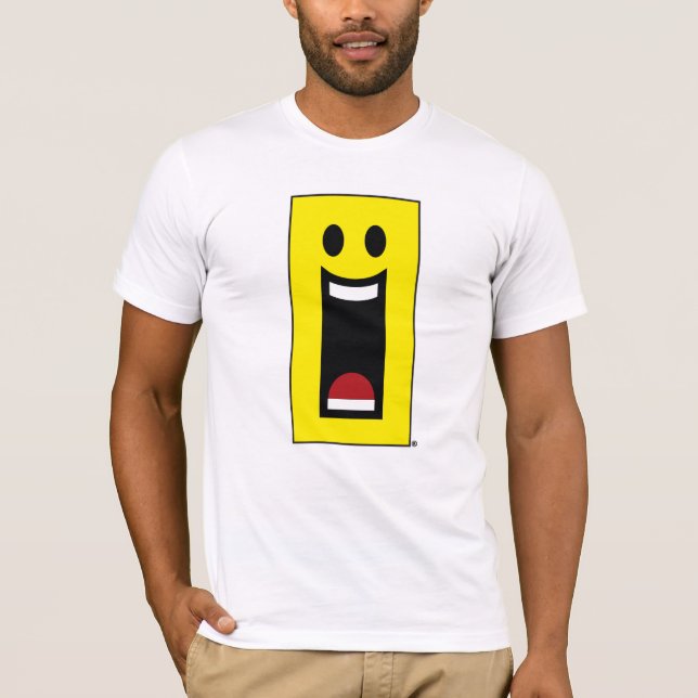 T-shirt Type de LikeWear® de visage (Devant)