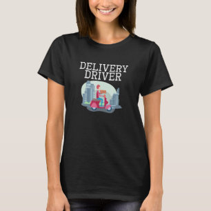 T-shirt Type De Livraison Inspiré M D'Aliments Chauds Et F