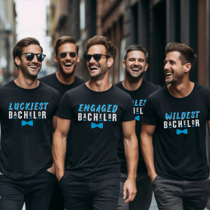 T-shirt Type de personnalité Blue Bowtie Enterrement de vi
