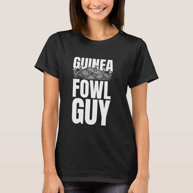 T-shirt Type de poulet pintade volaille (Devant)