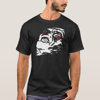 T-shirt type de rage