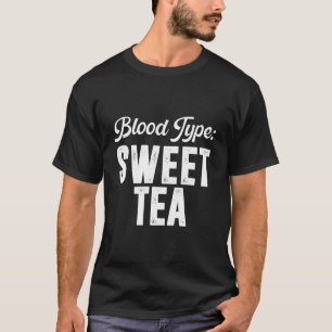 T-shirt Type de sang Thé doux