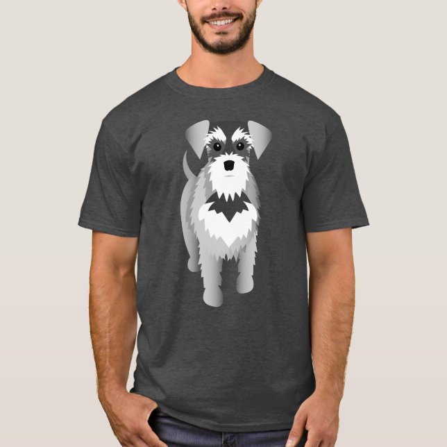 T-shirt Type de Schnauzer (Devant)