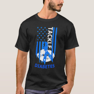 T-shirt Type de tactique 1 Sensibilisation au diabète Foot