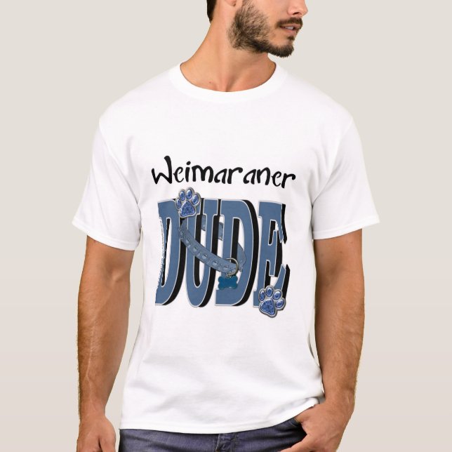 T-shirt TYPE de Weimaraner (Devant)
