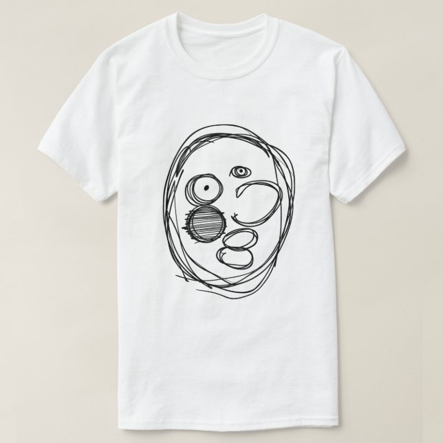 T-shirt Type désordonné (Design devant)