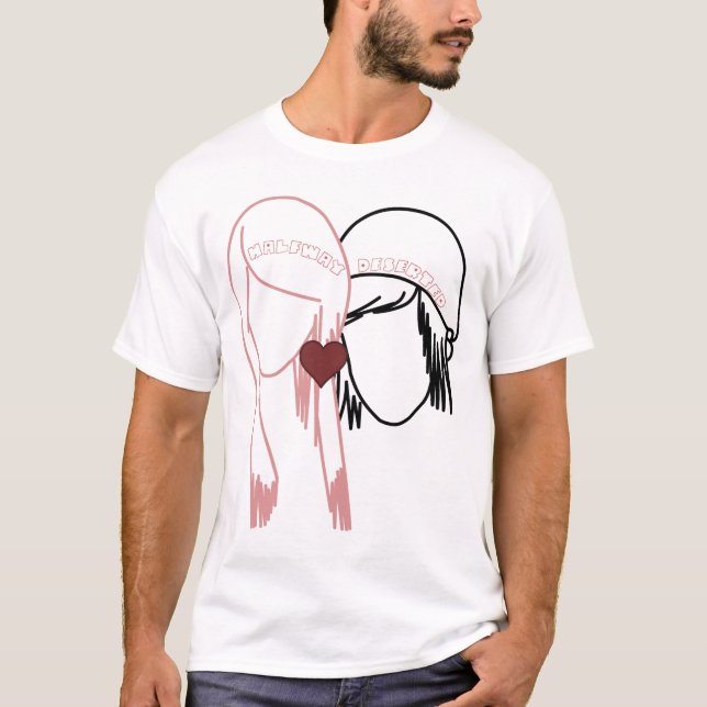 T-shirt Type et fille (Devant)