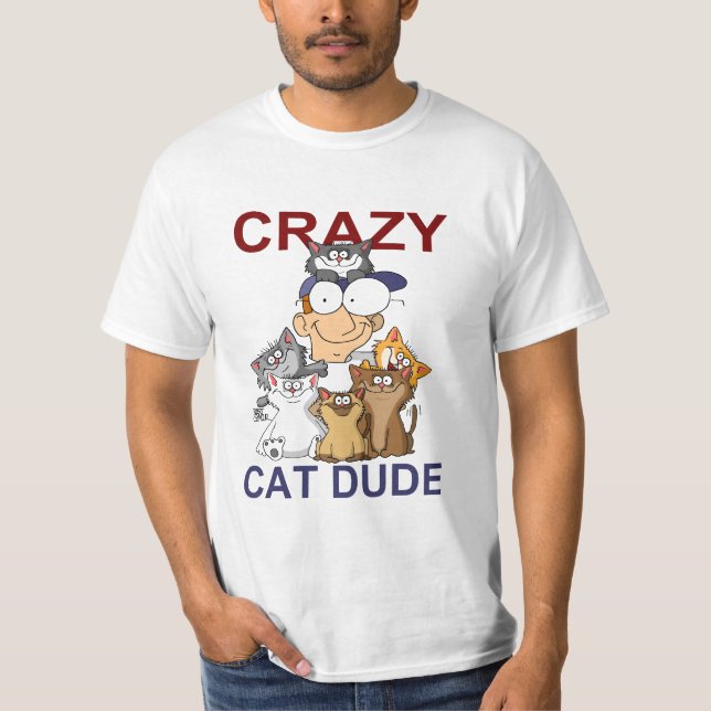 T-shirt Type fou de chat (Devant)