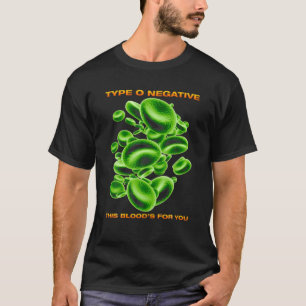 T-shirt Type Graphique O Rétro Négatif Logo Musique Pour