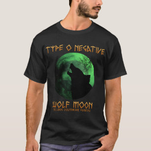 T-shirt Type O Lune de loup négatif La bande de bébés popu