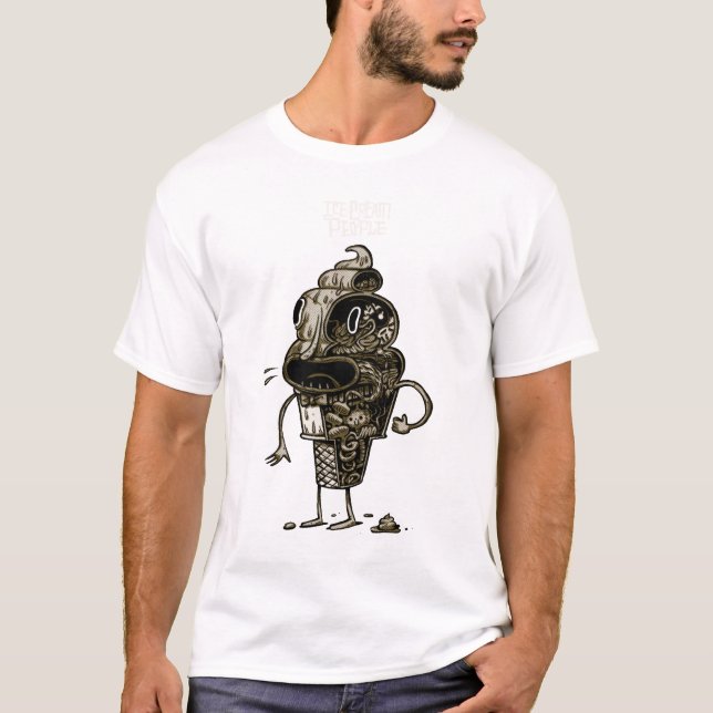 T-shirt type-- tournez autour (Devant)