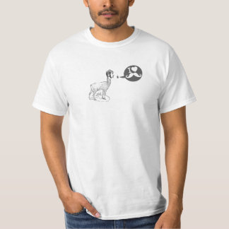 T-shirt Type velu de moustache
