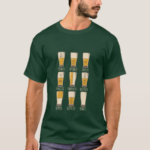 T-shirt Types de personnalité de la bière