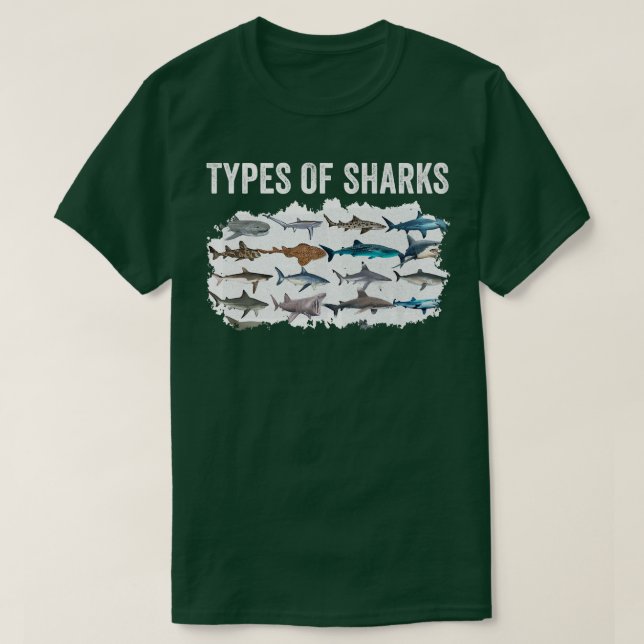 T-shirt Types De Requins (Design devant)