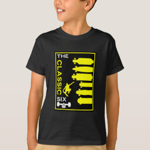 T-shirt Types de skateboard