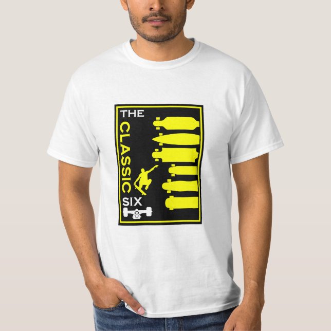 T-shirt Types de skateboard (Devant)