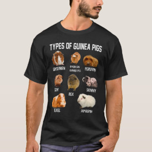 T-shirt Types D'Équipement Pour Cochons De Guinée Pour Pro