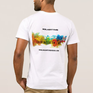 T-shirt TypeSolaire - Couleur à l'extérieur des lignes - T
