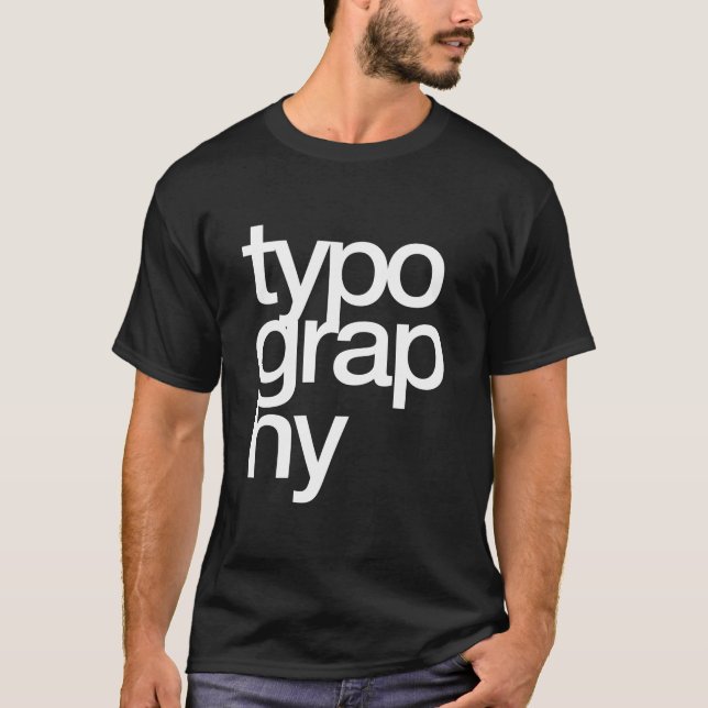 T-shirt typographie (Devant)